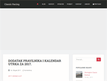 Tablet Screenshot of classic-racing.hr